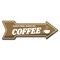 Signmission Coffee Always Fresh Arrow Decal Funny Home Decor 18in Wide D-A-999911 - alternate 1